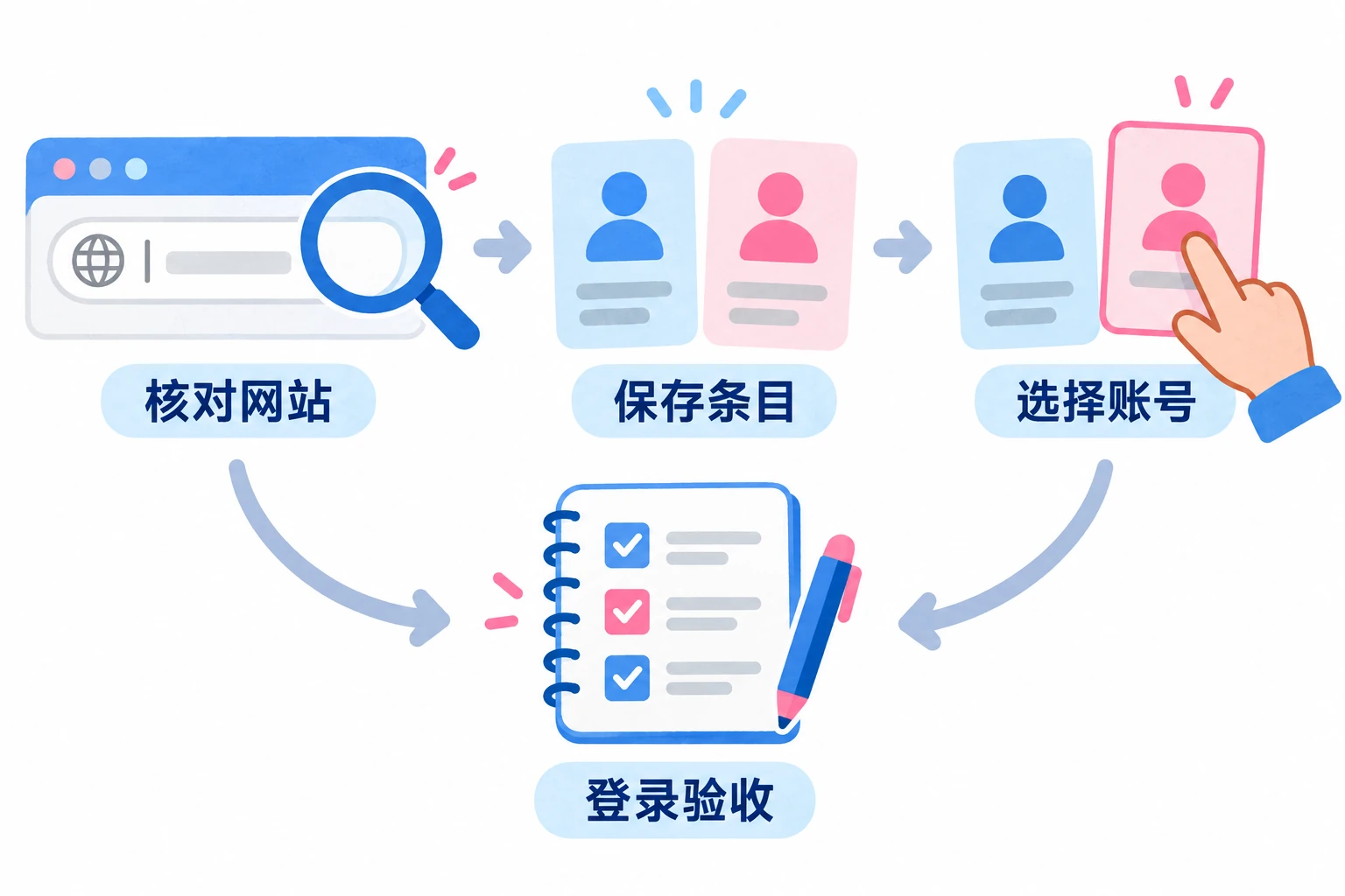 Chrome 自动填错机场账号怎么办?先核对网站与保存的用户名