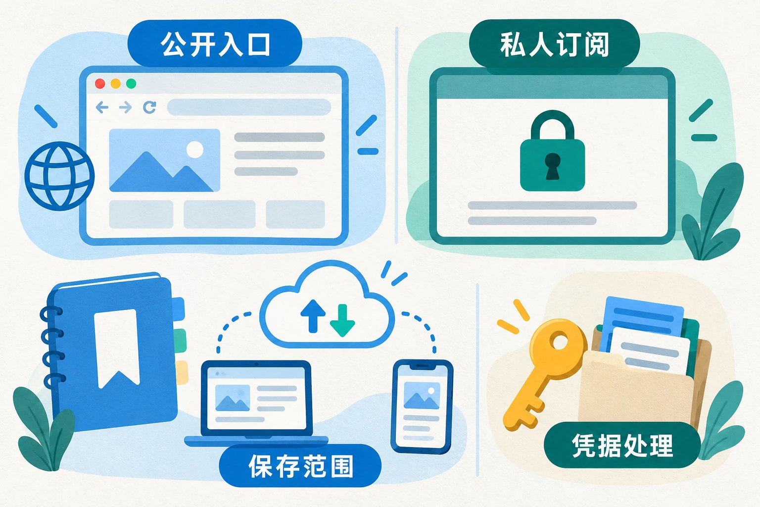 机场订阅能当普通书签同步吗?保存前核对链接凭据与账号范围